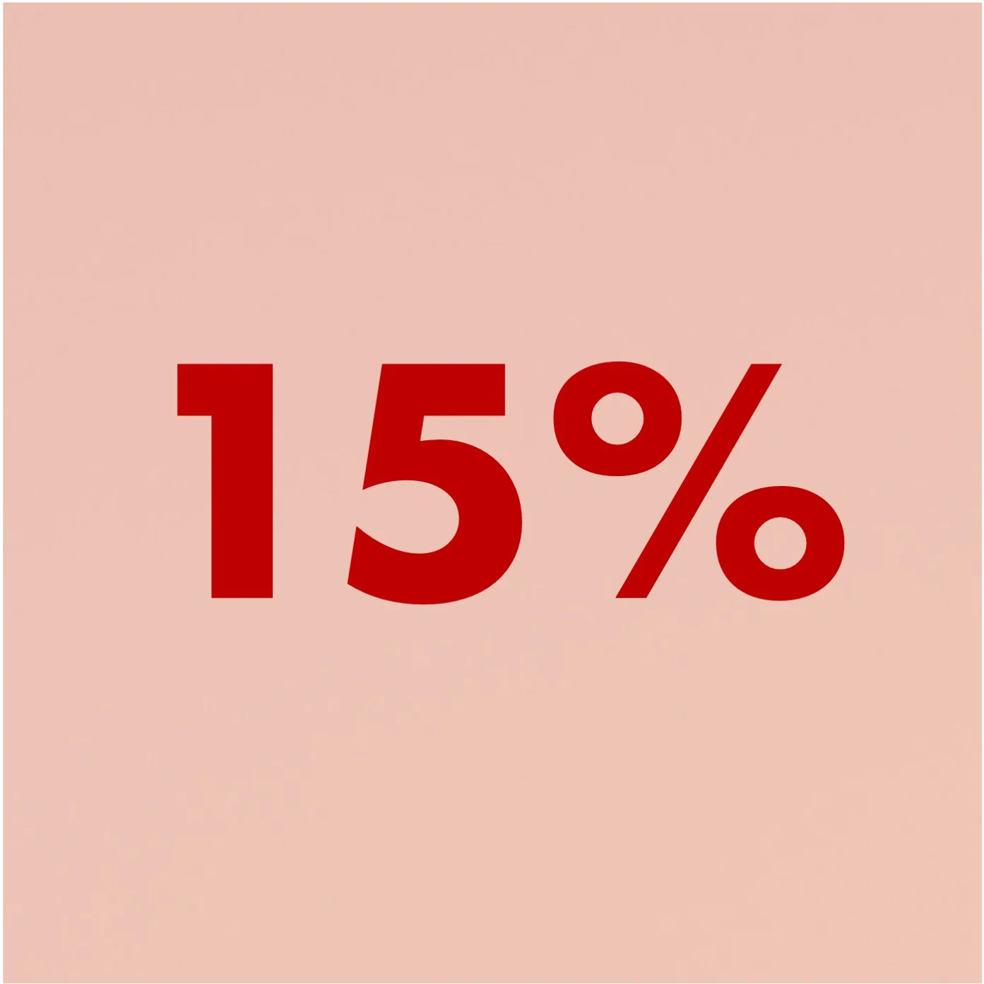 15% zniżki