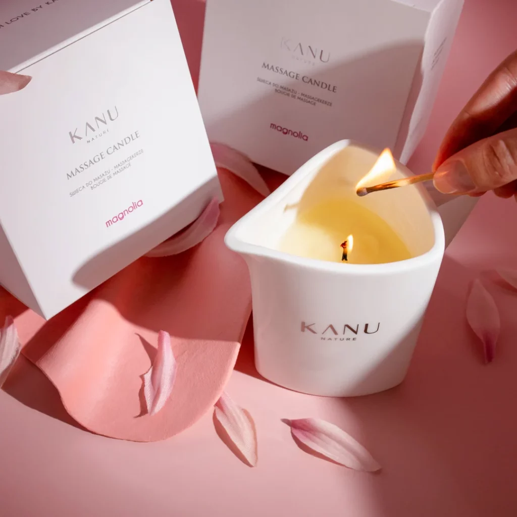 Świece do masażu marki Kanu Nature