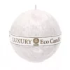 świeca kula biała