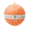 świeca kula pomarańczowa