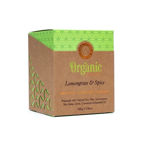 Świeca zapachowa Organic Goodness trawa cytrynowa i przyprawy - Song of India