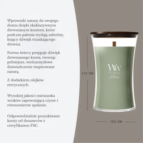 Świeca zapachowa Verdant Fig (duża) WoodWick